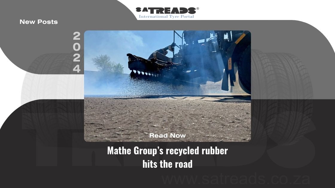 Mathe Group’s recycled rubber hits the road